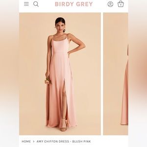 Birdy grey Amy dress in blush pink
